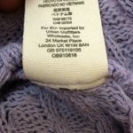 Free People We The Free - Periwinkle Hacci Open Weave Knit Oversize Sweater Photo 5