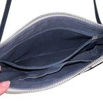 Fossil  Dawson Polka Dot Crossbody Bag Purse Gray Navy Mustard Adjustable Strap Photo 14