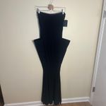Norma Kamali NWT Strapless Wing Fishtail Gown in Black Size Small Photo 9