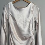 Hello Molly Expressed Permission Mini Dress Women's XS 2 Champagne Satin NWT Photo 7