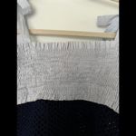 ZARA  smocked and crochet Top size small Photo 6