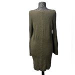 Sundance  green cotton silk blend open knit bell sleeve Midi size PM Photo 3