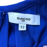 SUNCOO Paris Cyrus Electric Blue Mini Dress Open Back Sleeveless Pockets Size 12 Photo 11
