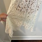 Lulus NWT - One Wish White Lace Midi Dress Wedding Bridal Cocktail Formal Photo 4