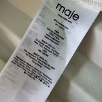 Maje  Jouli Wrap-Effect Pleated Crepe Midi Skirt Photo 4