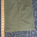 Flamingo  size medium hunter green elastic waist wide leg cargo pants pockets NWT Photo 3