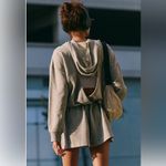 NWOT FP Movement Free People Such A Flirt Romper Heather Grey XS Gray Photo 1