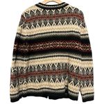 Telluride Clothing Co Vintage Women’s Size M Nordic Fair Isle Wool Cardigan Black Size M Photo 2