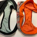 prAna Women’s Bikini Bottom Lot of Two Sz XS Black Orange Boho Photo 11