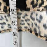 ZARA  Animal Print Button Lapel Bow Blouse Photo 6