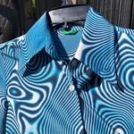 United Colors Of Benetton 90s VTG Benetton Retro Button Up Top, S Photo 1