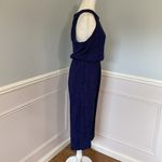 French Grey Jumpsuit Reagan Woven Polka Dot Cropped Sleeveless Size Large Photo 4