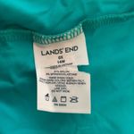Lands' End Swim Top Rash Guard Long Sleeve Crew Neck Light Aqua Blue 0X 14W Photo 3