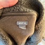 Aerie  green Sherpa button snap pullover Photo 5
