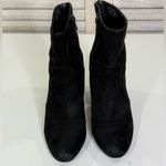 Madden Girl  Women's "Farrley" Faux Suede Side Zip Ankle Bootie Black-8 Photo 2