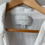 Brochu Walker  Top Olympia White Surplice Short Sleeve Collared Gauze Top Size M Photo 3