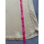 J. Jill Butter Yellow White Stripe 3/4 Sleeve 100% Pima Cotton Tee Shirt Size S Photo 8