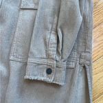 ZARA Corduroy Utility Jacket L Tan Oversized Overcoat Topcoat Women's Designer Photo 9