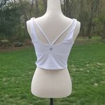 SIORO High Impact Strappy Crop Top Sports Bra White Size M Photo 8