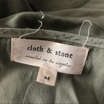 Anthropologie ’s Cloth & Stone Dress Button Front Maxi Green Size M New w/o Tag Photo 7