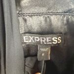 EXPRESS NEW Black One Shoulder Ruched Bodice Dress Size 0 Classic Minimalist Photo 1