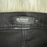 Hudson Women's  Barbara Super Skinny Faded High Rise Jeans Size 27 Black Photo 6