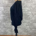 Gap  Black Eyelet Sleeve Top Photo 2