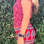 F4Y // Paisley Patterned Romper Pink Size L Photo 2