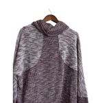 Calvin Klein Women Performance Sweater M Maroon Cowl Neck Comfy Athleisure Photo 8