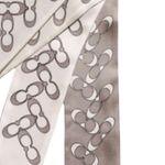 Coach NWT  Signature Silk Skinny Scarf Grey Birch Photo 1