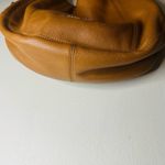 Michael Kors Julia Medium Leather Acorn Tan Shoulder Handbag Purse Photo 13