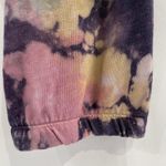 Maronie New Tie Dye Sweatpants Drawstring Waist Eggplant Multi Photo 5