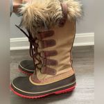 Sorel  Joan Of Arctic Boots Eskimo Waterproof Boots Tall Thick Warm Brown Pink 8 Photo 3