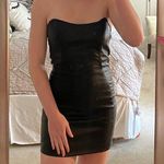 Forever 21 black leather dress  Photo 0