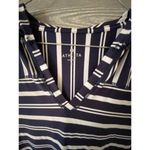 Athleta  dress navy‎ striped small Photo 1