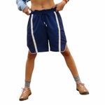 Free People Movement Navy Blue & White Champ Is Here Shorts size Large Photo 1
