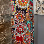 Colorful Maxi Dress with pockets size L Red Size L Photo 0