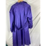 Gallery Purple Vintage Maxi Length Trench Coat Size 8 Photo 4