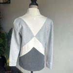 Talbots T  Chevron Colorblock Mock Neck Sweater Size Small Photo 6