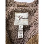 Aeropostale Aéropostale Brown Sherpa Lining Button Up Chest Pockets Denim Jacket Womens XL Photo 3