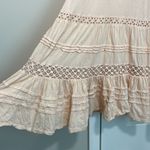 Urban Outfitters  UO Dana Tiered Midi Dress Peach Color Bohemian Summer Size XS Photo 4