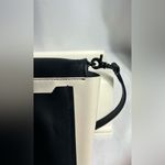 ZAC Zac Posen Crossbody With Dust Bag Black/White Soft Leather Turn Lock Closure Black Photo 8