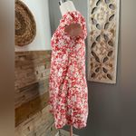 Madewell Red and White button down Floral Skirt size 6P Photo 1