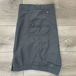 REI Cargo Nylon Bermuda High Rise Hiking Casual Shorts Size 2 Gray Photo 2