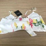 Forever 21 🆕 Fruit Prints Woven Bralette Top M🆕 Photo 6