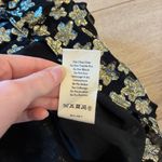 Love Shack Fancy  Seniya Printed Mini Skirt Metallic Asymmetrical Tiered Size P/XS Photo 5