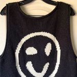 Slow Love Old Skool Cotton Knit Tank Top Charcoal Size 2 EUC Gray Size L Photo 4