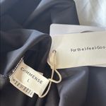 Commense Black Satin Dress Size L Photo 3