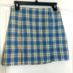 Zaful  Blue Plaid Mini Skirt Photo 3