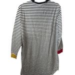Sleepy Jones Twyla Navy & White Stripe Long Sleeve 100% Cotton XS Sleepshirt. Photo 1